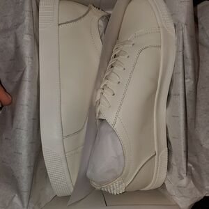 NIB Dolce Vita "Zia" White Leather Sneakers